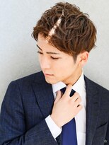 アップバングモテる流行イケメン黒髪モテ髪ツーブロックビジネス