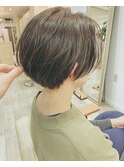 【pupula勝田】ハンサムショート/イルミナカラー/グレージュ