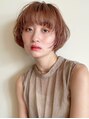 トップヘアー アヴェニュー 刈谷(TOPHAIR Avenue) 柔らかいベージュカラーで女性らしいショートボブスタイル！