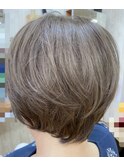 丸みショートボブ