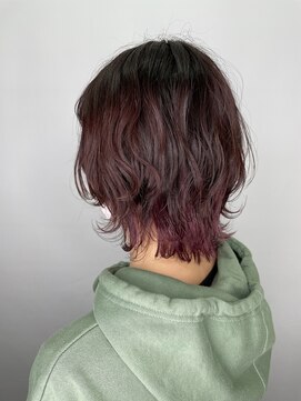 ヘアーショップ オズ(hair shop oz) ピンクパープル