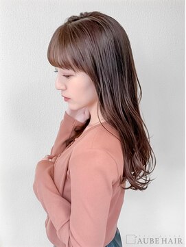 オーブ ヘアー フリー 下関店(AUBE HAIR free) 20代・30代_ワイドバングロング