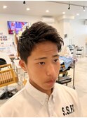 アップバングショート