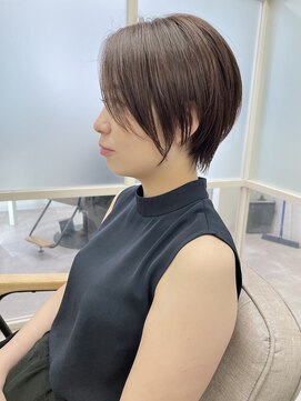 フレーム ヘア ルーム 天王寺駅前店(FRAME hair room) ナチュラル前髪長め大人っぽショート