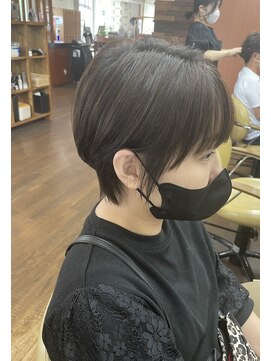 トップヘアー 本店(TOP HAIR) オリーブカラー、ショートスタイル/30代40代50代/倉敷