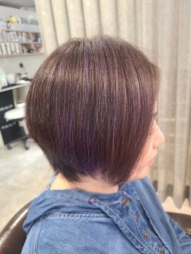 アニュー ヘア アンド ケア(a New hair&care) 20代30代大人可愛い小顔ボブ前下がりショートハイライト