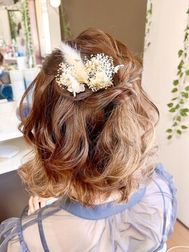ジェネータ 新横浜店(GENETA) ふわふわハーフアップ【新横浜/ヘアセット】