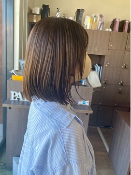 ヘアーブランドジン パルト(HAIR BRAND Jin Palt) 切りっぱなしボブ