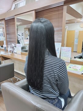 プレッソヘアー Presso hair 青みブラックカラー