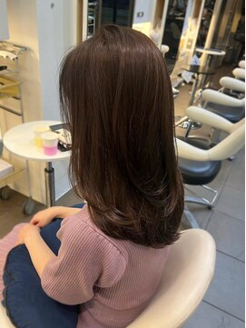 インデックスヘアー 錦糸町店(in'dex hair) 髪質改善グレージュカラーカーキベージュレイヤーロング錦糸町