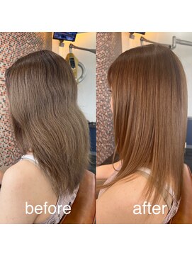 アシック(ACHIC) ブリーチしててもかけられる髪質改善ストレート20代30代40代