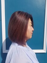 ヘアーアンドネイル ルシア(Hair&Nail Lucia)&nbsp;白髪ぼかし大人ハイライト【pink&purple】