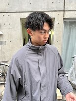 アイズ 海老名(AIZU)&nbsp;ツイストスパイラルパーマ メンズパーマ 短髪パーマ 眉毛