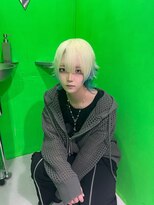 キバ(kva) ▽□□▽中性ウルフ×水色インナー