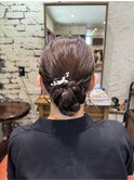 ヘアアレンジ☆シニヨン