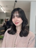 レイヤーカット/韓国/前髪