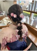 卒業式ヘア