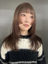 ヘン(hen)&nbsp;【心斎橋hen】 レイヤーカット　姫カット　ルーツカラー