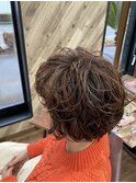 大人ショートパーマ