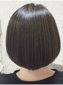 トリートメントで補修☆まとまるショートボブ