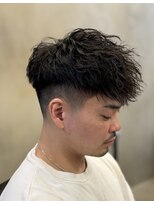 ドルクス 上野店(Dorcus)&nbsp;前下がりツイストスパイラル　スペインカール風