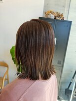 ウールバイレガーレ(uul by Legare/a)&nbsp;大人ボブ大人ショートボブミニボブ前髪なしオリーブグレージュ