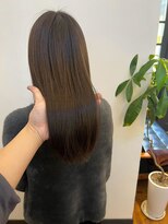 穀雨(Kokuu)&nbsp;大人シアーベージュミニウルフボブミディアムレイヤー