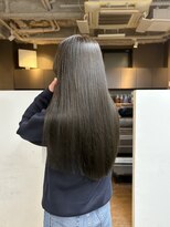 ヌープヘアーアイス(NUUP.hair ici)&nbsp;20代30代大人可愛い髪質改善カラーアッシュグレージュ透明感