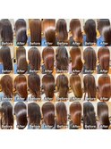 髪質改善【縮毛矯正】 BeforeAfter