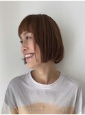 ナチュラルハイライト＋ピンクブラウン/褪色しながら白髪ボカシ