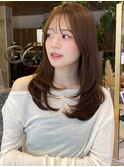 顔まわりカット/レイヤーカット/アッシュベージュ30代【平島】