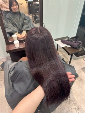 スウィープ 札幌大通(sweep) 艶感ラベンダーブラウンカラー★札幌大通