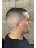 buzz cut ミドルスキンフェード