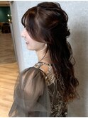 <95>ハーフアップ、結婚式アレンジ（堀）／髪質改善ボブも人気◎