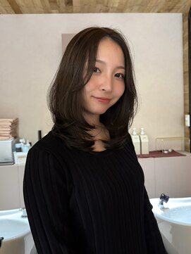 エルメ(Herme) 大人なふんわりエアリーレイヤー