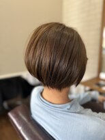 ライフ 星田店(Lyfe)&nbsp;大人女性向け丸みショートボブ艶髪_丸みショート_490