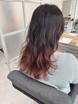 テーラヘアー 高座渋谷店(TELA HAIR)&nbsp;【イメチェンに人気】グラデーションピンク×コテ巻き仕上げ