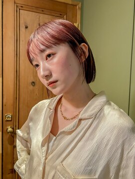 ノエル 池袋店(noel) ブリーチなしダブルカラー/顔周りカット/レイヤーカット