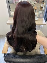 ガーランドウメダ(Garland umeda)&nbsp;ブリーチ無しでも高発色のワインレッド♪