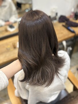 ノットバイベル 大宮(knot by belle) スロウカラーで作る!オリーブグレージュ♪