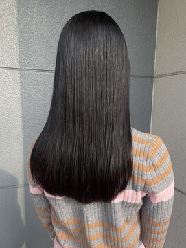 ヘアーアイストゥーレ(HAIR ICI TRE) 夏カラー透明感カラーブリーチなしカラー暗髪ダークカラー