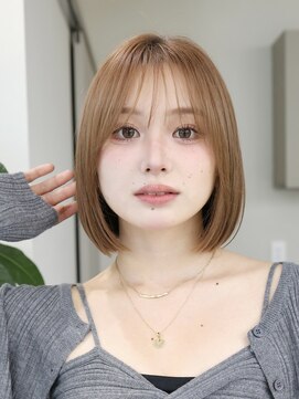 オーラ オモテサンドウ(Aura omotesando) シースルーバング×王道ボブ