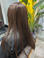 イエロー(Yellow) 髪質改善【メテオトリートメント】+リタッチカラー