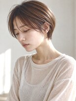 アイシー 関内(ICY)&nbsp;(ICY土屋)抜け感ベージュ×大人ショート/こだわりの前髪