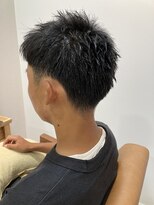 スーリール 福岡別府店(Sourire)&nbsp;アップバングベリーショートビジネススタイル　メンズカット