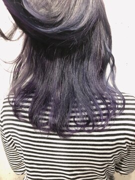 サロンドミルク 原宿(salon de MiLK) グレーベース＆インナーラベンダー