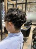 メンズカット+デザインパーマ￥14000→￥10000