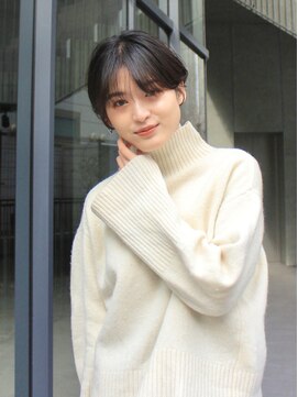 ロビー 表参道(ROBBY) 耳かけマッシュショート／おしゃれショート／表参道／30代40代