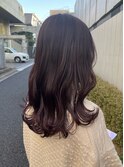 ＊ブリーチなしこっくりブラウン！暖色系ショコラピンクブラウン