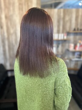 アルム(hair salon Alum) ツヤ感ピンクベージュ 透明感カラー 色持ち◎